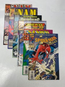 6 MARVEL comic books Nam #17 33 Stalkers #12 Gun Runner #1 Spider #10 28 KM15