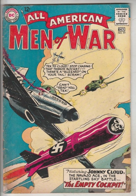 All-American Men of War #99 (Oct-63) FN+ Mid-High-Grade Johnny Cloud