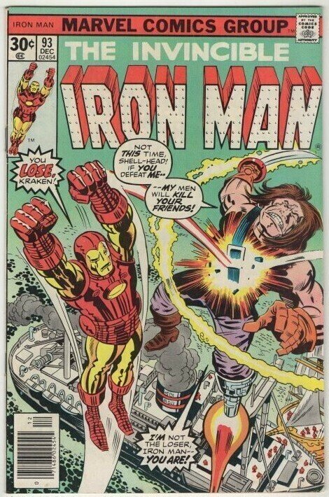 Iron Man #93 KRAKEN KILLS High Grdade Bronze Age MARVEL