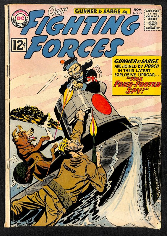 Our Fighting Forces #72 (1962)