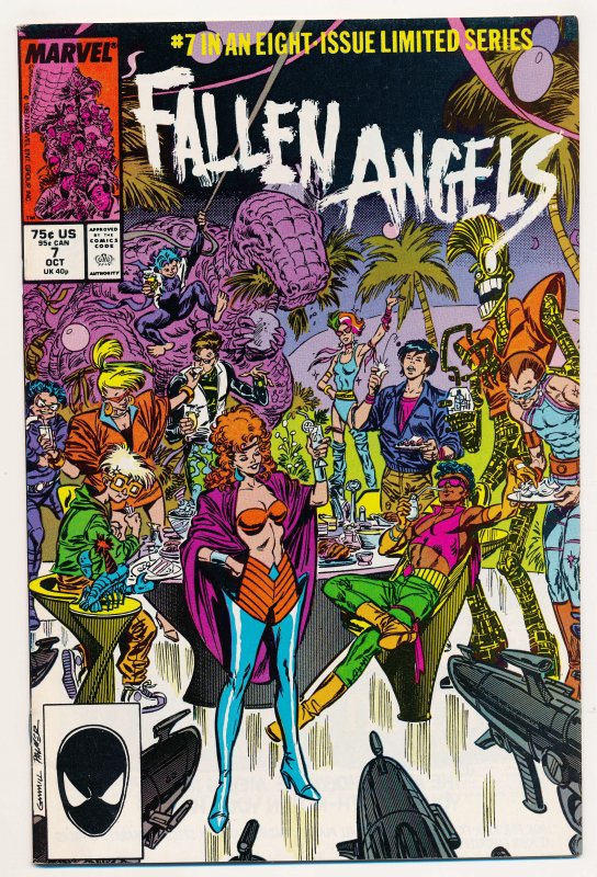 Fallen Angels (1987) #1-8 FN/VF Complete series