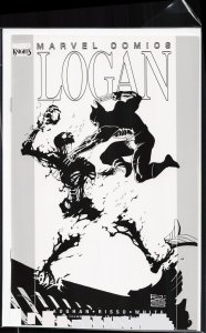 Logan #3 Black and White Cover (2008) Wolverine
