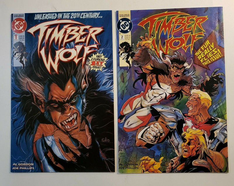 TIMBER WOLF #1-5 COMPLETE SET NM DC COMICS 1992