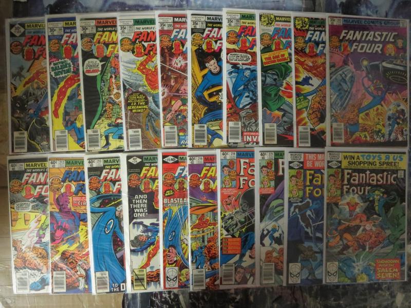 Fantastic Four Collector's Library Lot HUGE Over 100 Comics!! #185-330 (1977-89)