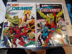 ​X-MEN SPOTLIGHT ON STAR JAMMERS #1 & 2 COMPLETE SET TB