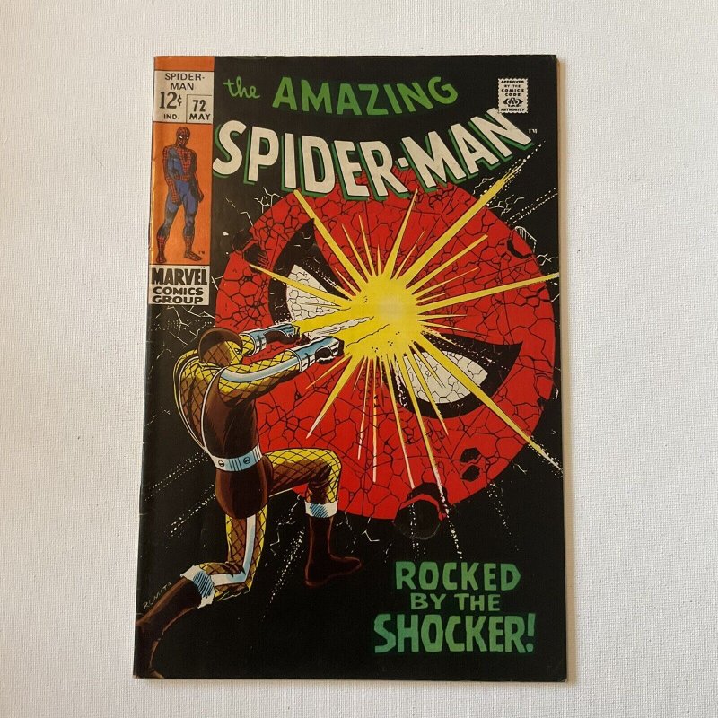 Amazing Spider-Man 72 Very Fine Vf 8.0 Marvel 1969