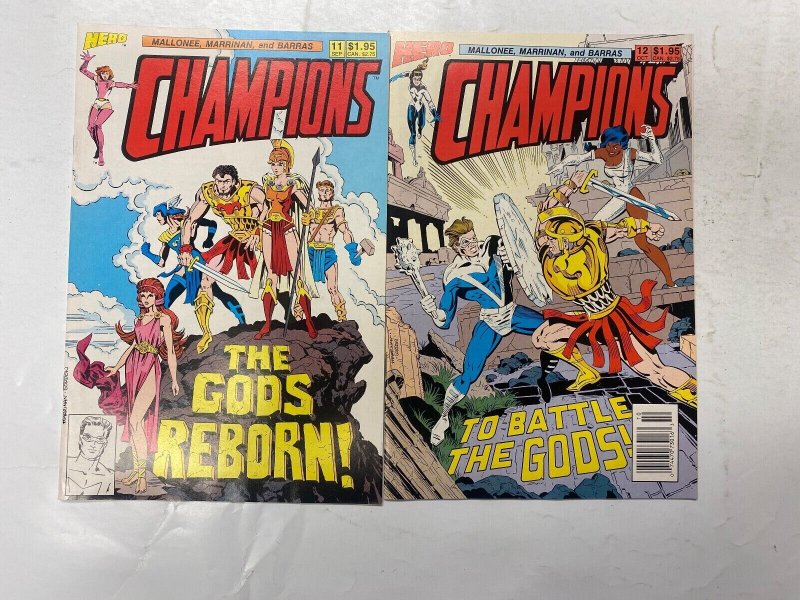 5 Champions HERO comic books #9 10 11 12 Annual #1 3 KM27