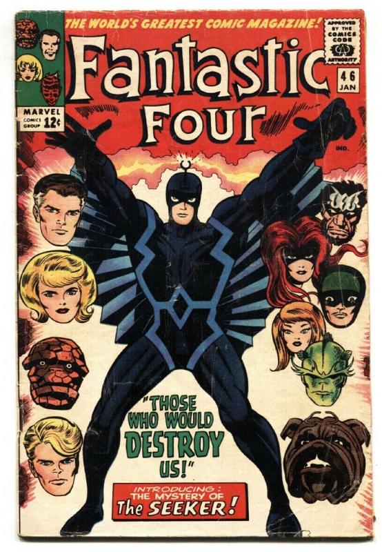 Fantastic Four #46 Silver-Age Black Bolt cover G/VG