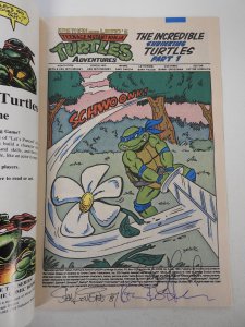 Teenage Mutant Ninja Turtles Adventures #3 (1989) VF- Condition! Signed no cert