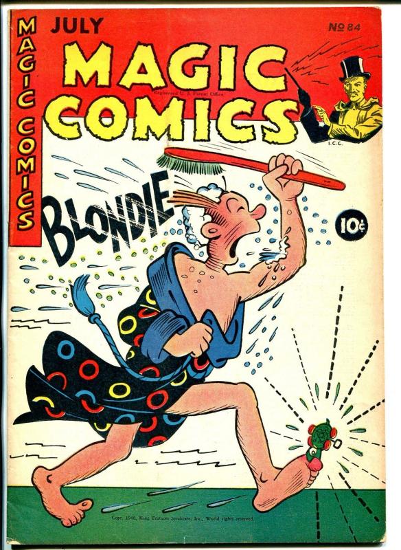 Dagwood Amp Blondie Porn - Magic #84 1946-McKay-Mandrake-Dagwood sandwich-Popeye-Lone ...