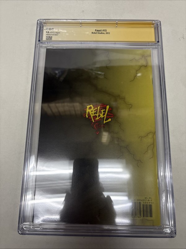 Faust (2012) # 15 (CGC 9.8 SS) Signed & Sketch Tim Vigil * Census = 1