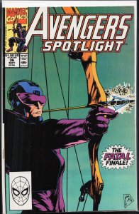 Avengers Spotlight #36 (1990) Hawkeye
