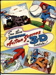 THREE DIMENSION ADVENTURES-SUPERMAN-1953-DC- no 3D GLASSES-g/vg