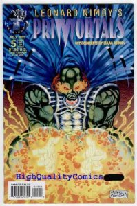 PRIMORTALS #5, NM+, Isaac Asimov, LEONARD NIMOY, 1995, more Indies in store