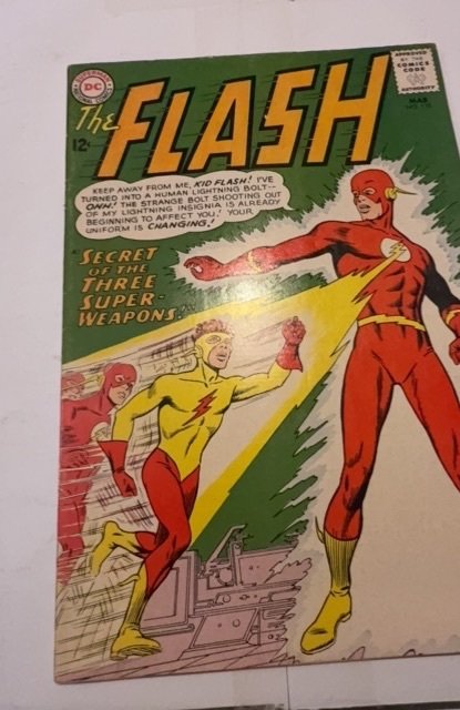 Flash #135 1st Appearance Kid Flash's Yellow Costume! DC Comics 1963