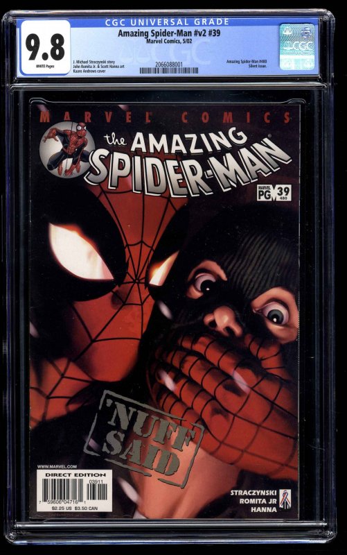 Amazing Spider-Man #39 CGC NM/M 9.8 White Pages