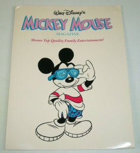 Walt Disney's Mickey Mouse Magazine folder/portfolio 1987 collectible 