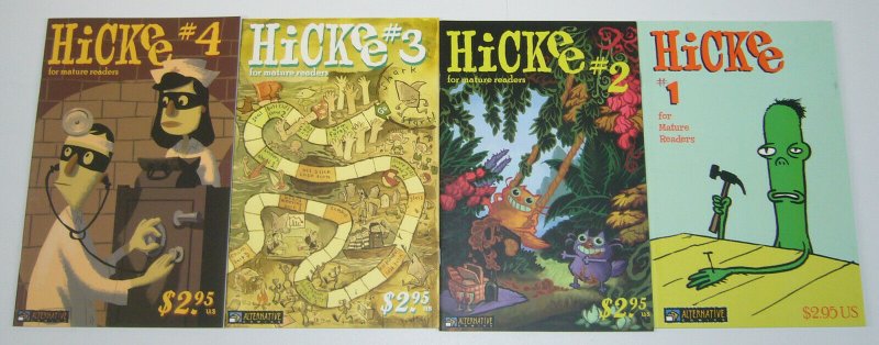 Hickee #1-4 VF/NM complete series - alternative comics set 2 3 