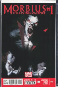 Morbius: The Living Vampire #1 Newsstand Cover (2013) Morbius