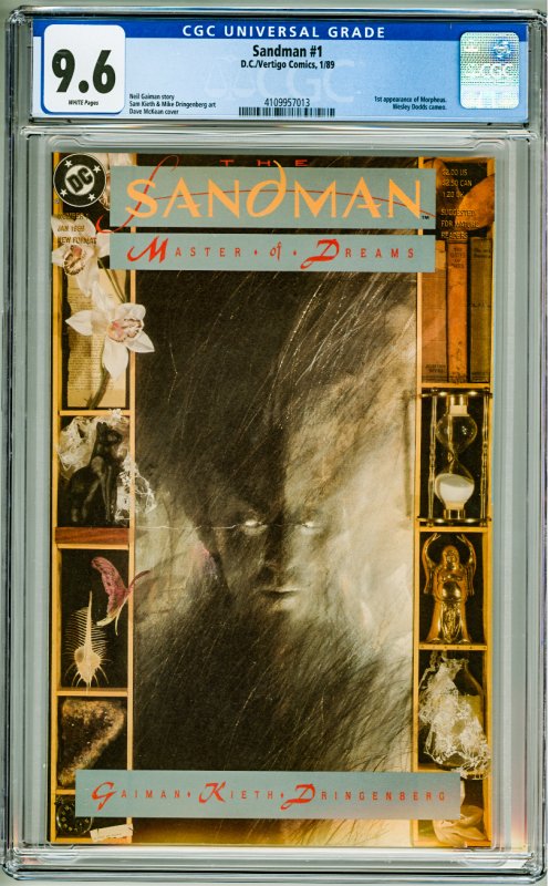 The Sandman #1 (1989) CGC 9.6! 1st Appearance of Morpheus!