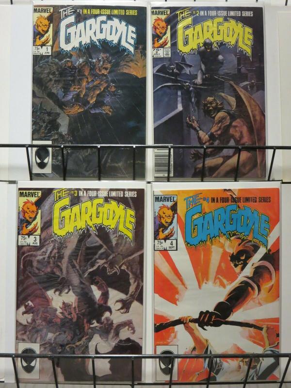 GARGOYLE 1-4 DeMatteis/Badger; Complete mystical mini-series WRIGHTSON covers