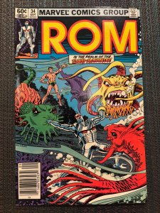 Rom #34 Newsstand Edition (1982)