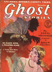 Ghost Stories 11/1929-Creepy weird menace pulp magazine-RARE!