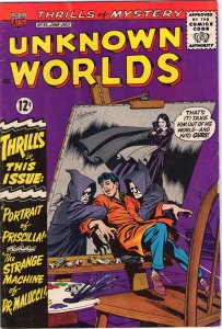 Unknown Worlds #32 - Ghost Painting & Herbie One Pager - 1964 (7.0) WH