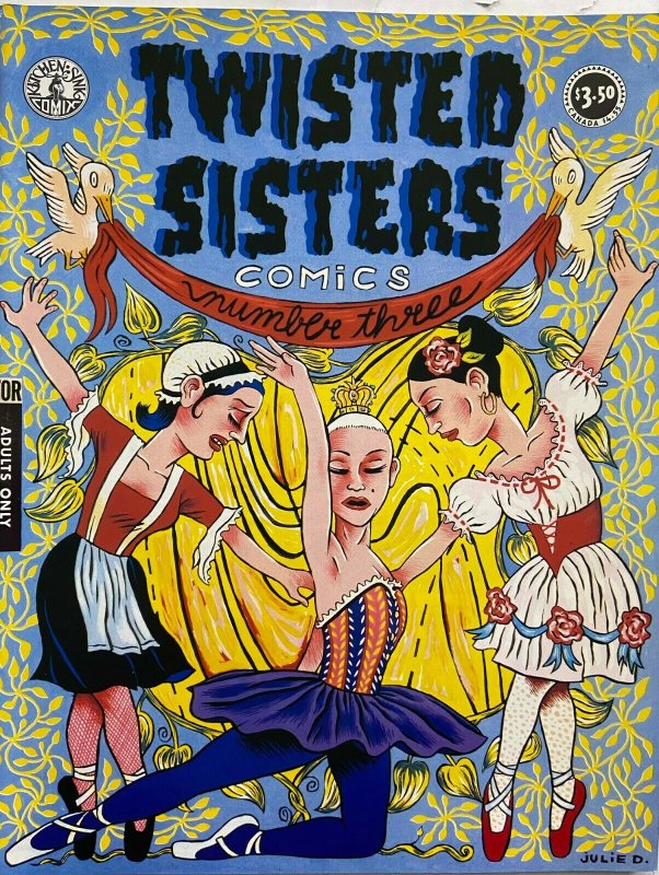 TWISTED SISTERS  #3 (Kitchen Sink1994) Gloeckner, MK Brown, Julie Doucet VF-NM