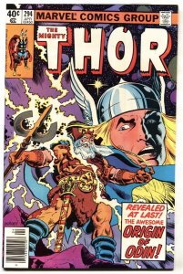 Thor #294 comic book 1980-Marvel-Origin of ODIN and ASGARD