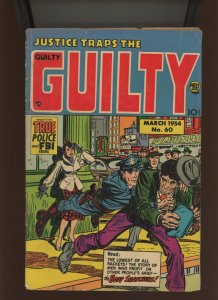 (1954) Justice Traps the Guilty #60: GOLDEN AGE! (1.8/2.0)