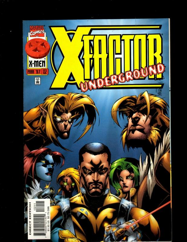 12 X-Factor Marvel Comics #111 123 124 125 126 127 128 129 130 131 132 133 JF20