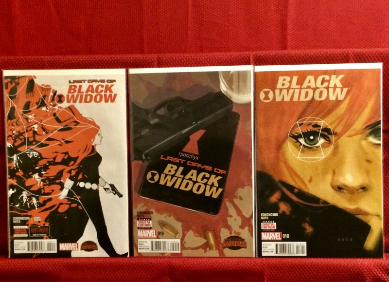 Black Widow Comic Lot 2016 Issues #1-12 NM, and 2014 #'s 1-20 NM 