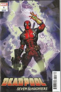 Deadpool Seven Slaughters # 1 Brown Variant Cover NM Marvel 2023 [U1]