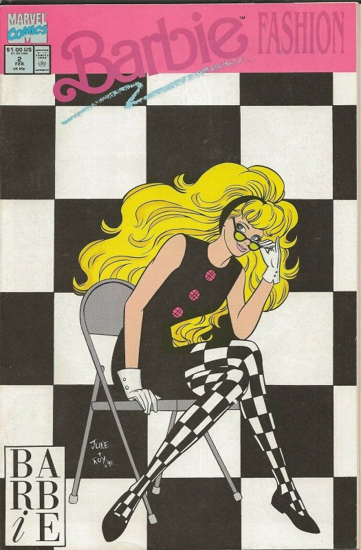 Barbie Fashion #2 ORIGINAL Vintage 1991 Marvel Comics GGA  