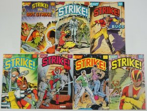 Strike #1-6 VF/NM complete series + sgt strike special - black super hero set