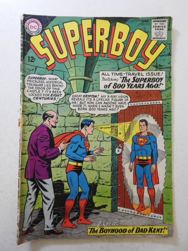 Superboy #113 (1964) GD Condition see desc