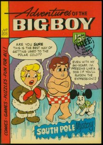 ADVENTURES OF THE BIG BOY #203-SOUTH POLE COVER FN/VF