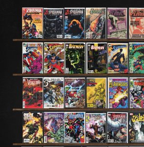 Huge Lot 140+ Comics with Superboy, Spider-Girl, Star Wars, Batman & More!