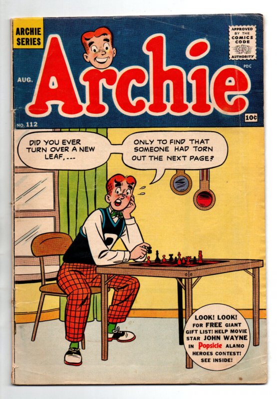 Archie #112 - Archie - Betty & Veronica - 1960 - VG