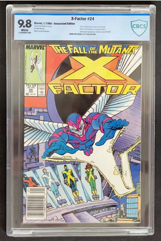 X-factor #24 Marvel 1988 Newsstand CBCS 9.8