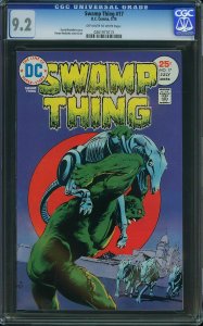 Swamp Thing #17 (1975) CGC 9.2 NM-