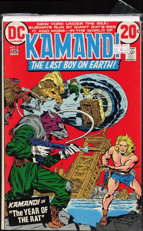 Kamandi, the Last Boy on earth #2 (1973) Kamandi