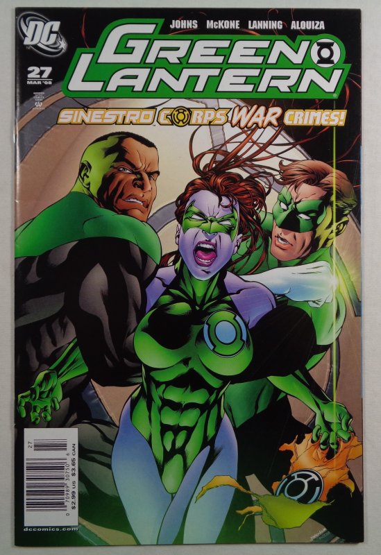 Green Lantern #27 Newsstand Edition HTF DC (2008)