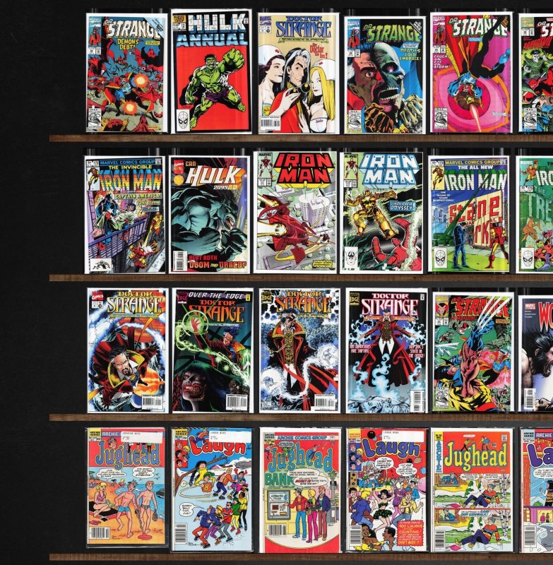 Huge Lot 140+ Comics with Laugh, Jughead, Archie, Iron Man & More!