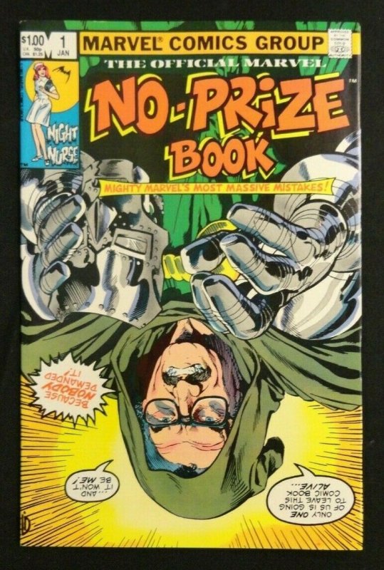 The Official Marvel No-Prize Book #1 Stan Lee Doctor Doom Cover