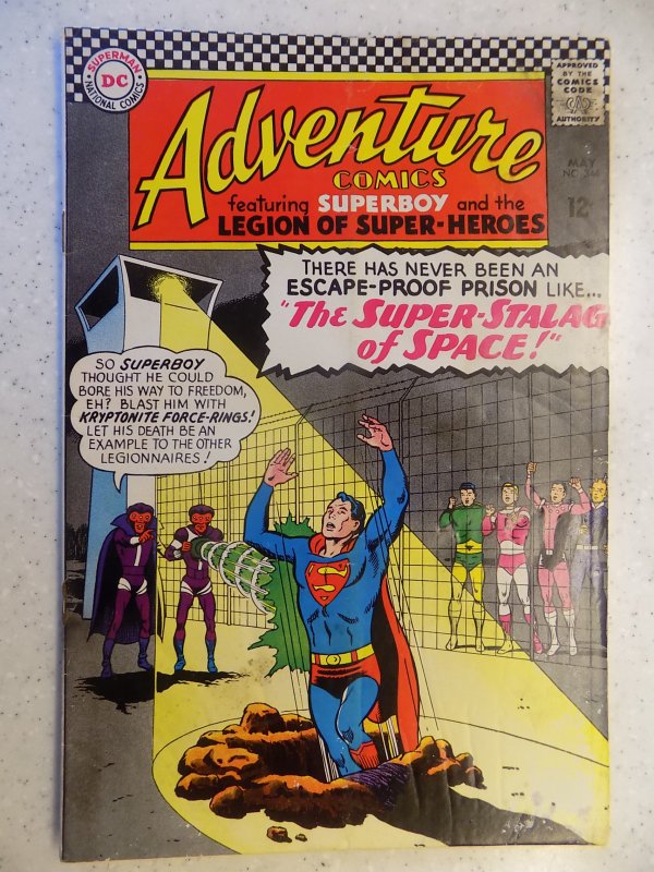 ADVENTURE COMICS # 344 DC SUPERBOY LEGION ACTION LOWER GRADE