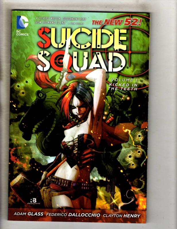 KICKED IN THE TEETH Vol. # 1 Suicide Squad DC Comics TPB Graphic Novel Book J325 