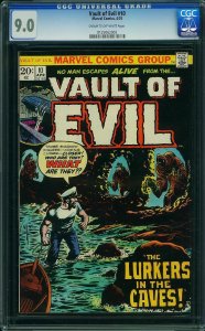 Vault of Evil #10 (1973) CGC 9.0 VFNM