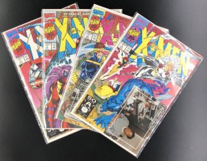 X-Men #1 (1991) 4 Covers NM! All Signed by Jim Lee w/COA